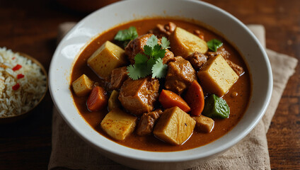 Wall Mural - Massaman curry with new look 