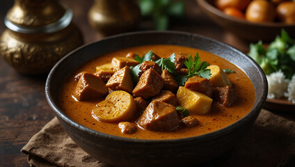 Wall Mural - Massaman curry with new look 