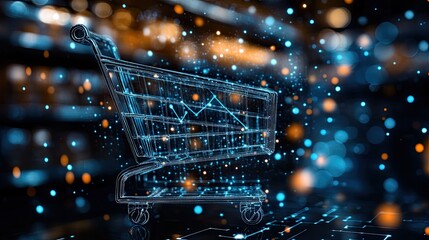 Poster - Digital Integration in Retail and E-Commerce --ar 16:9 --style raw --stylize 250 --v 6.1 Job ID: cde5a00f-0a12-482b-9b4c-e00fd4f40fbf