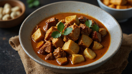 Wall Mural - Massaman curry with new look 