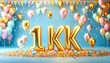 © arinahabich - Golden 1K Celebration with Sparkling Confetti