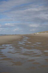 Wall Mural - Texel island with the beach