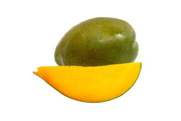 ripe mango isolated