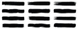 © BRUSH STUDIO 🌍 - Brush strokes vector. brush. Set of text boxes. Paintbrush collection. Grunge design elements. Dirty texture banners. Set of rectrangle shape brush strokes. Painted rectangles and long strokes