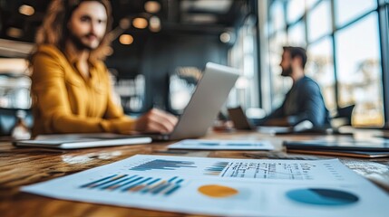 Poster - Machine learning algorithms transforming business operations, improving customer engagement, and enhancing personalized marketing strategies for long-term business success.