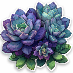 Wall Mural - blue lotus flower
