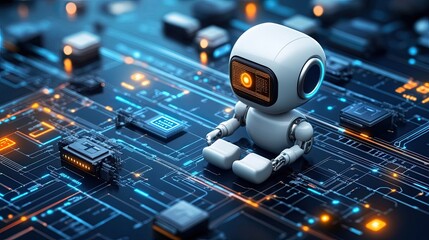 Poster - Machine learning in supply chain management improving demand forecasting and inventory levels.