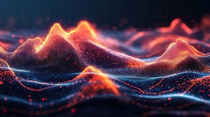 Poster - Real-time data visualizations improving insights with business analytics tools.