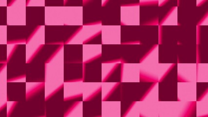 Wall Mural - Abstract glowing pink stop motion texture background seamless loop video