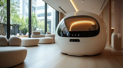 Poster - Smart offices using AI to enhance resource management and operations.