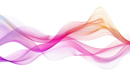 Poster - business background lines wave abstract stripe design isolated on white background