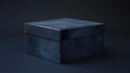 Poster - A dark, textured box on a contrasting background, suggesting mystery or storage.