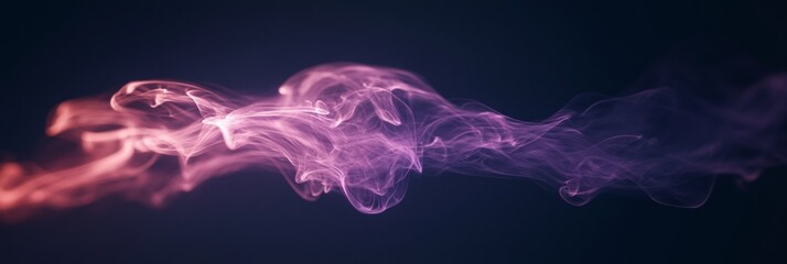 Poster - Purple Smoke Clouds, Abstract Background. Ink In Water, Colorful Swirl, Artistic Wallpaper