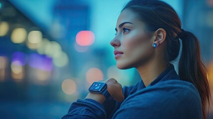 Poster - Wearable technology using AI to track and improve sleep patterns and overall health.