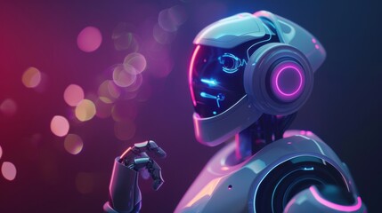 Poster - Chatbot conversation Ai Artificial Intelligence technology online customer service.Digital chatbot, robot application, OpenAI generate. Futuristic technology.Virtual assistant on internet