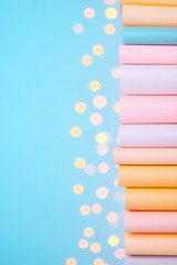 Aufkleber - Pastel Harmony Abstract Knowledge Exchange with Light Streaks