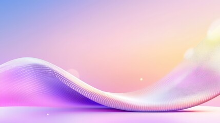 Poster - A soft gradient transitioning from pastel lavender to a deeper violet hue, without any texture or patterns, creating a smooth and simple background.