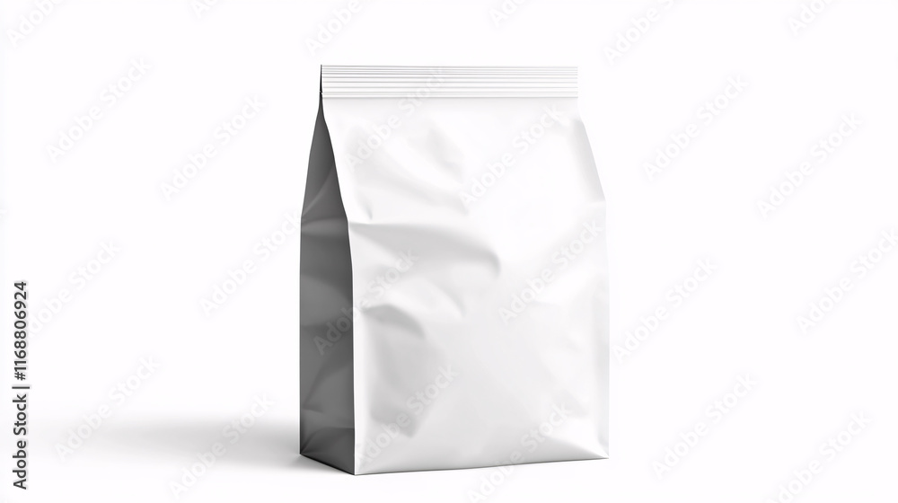 Mockup Coffee bag on white background. Packaging template mockup Stock ...
