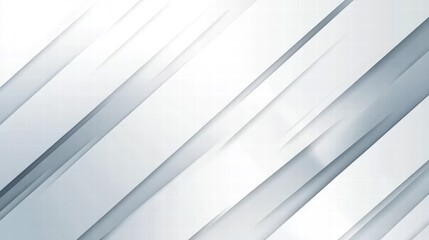 Poster - Abstract Grey and White Background with Diagonal Lines and Smooth Gradients for Modern Design Projects