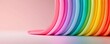 © PBMasterDesign - Rainbow abstract background idea. Colorful waves of vibrant hues seamlessly blend together for artistic inspiration.
