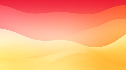 Wall Mural - Abstract Red Yellow Gradient Wave Background