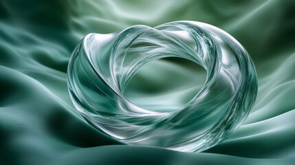 Aufkleber - A conceptual magnetic field wheel spinning in an endless loop,