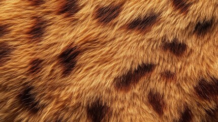 Aufkleber - Detailed Texture of Wild Animal Fur with Brown and Black Spots Displaying Natural Patterns and Chaos in Color Variation