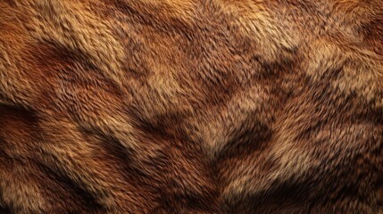 Poster - Detailed Close-Up of Wild Animal Fur Showing Rich Texture and Organic Patterns Ideal for Art, Design, and Nature Projects