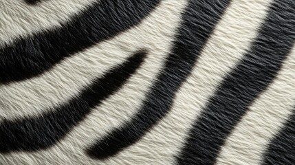 Poster - Close-Up View of Zebra Skin Texture Displaying Unique Pattern of Stripes Suitable for Artistic or Educational Purposes
