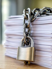 Poster - Securing Vital Documents with Chains and Locks for Maximum Data Protection and Privacy