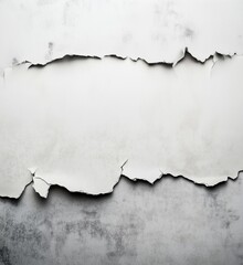 Poster - Torn Paper Texture with Grunge Background, Abstract Design Element for Creative Projects, Blank Space for Text or Images, copy space for text