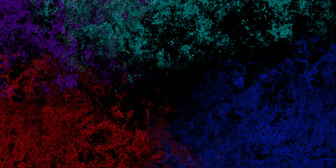 Wall Mural - Dark multicolor vector background with spots. grunge dark painted background. Abstract colorful black textured smoke. grunge dark painted background.