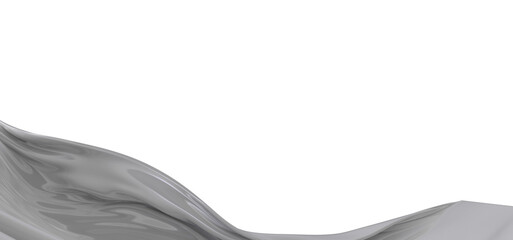 Poster - Abstract Liquid Flowing Wave