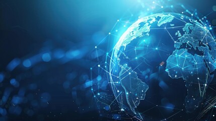 Poster - Global network background 