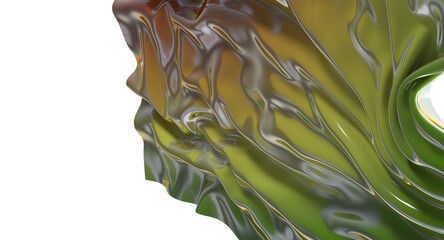 Poster - Metallic fabric with iridescent sheen