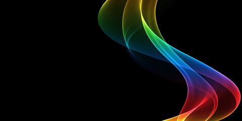 Poster - Abstract colorful background, color flow liquid wave for design brochure, website, flyer