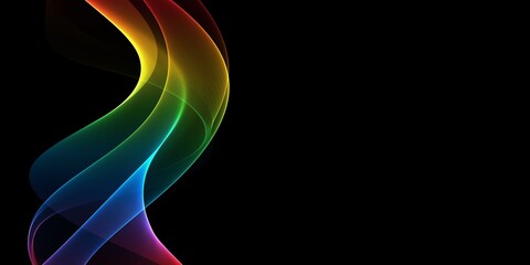 Poster - Abstract colorful background, color flow liquid wave for design brochure, website, flyer