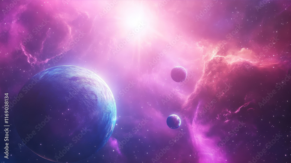 Cosmic Journey Through Vibrant Galaxies Revealing Celestial Wonders in ...