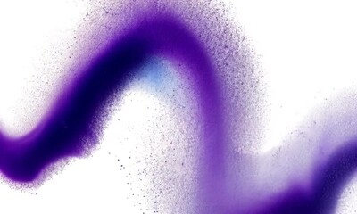 Wall Mural - purple powder burst: abstract art of a vibrant purple powder explosion, creating a dynamic and elega