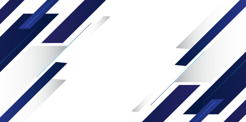 Aufkleber - Abstract blue and grey triangle vector background. creative geometric rectangle pattern texture. design for brochure, website, flyer. Geometric white wallpaper, presentation background template.