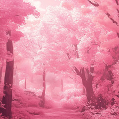 Wall Mural - pink