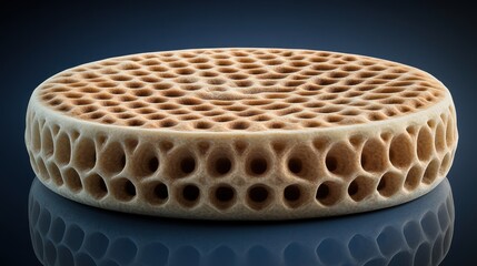 Poster - Close-up of a honeycomb structure with intricate patterns.
