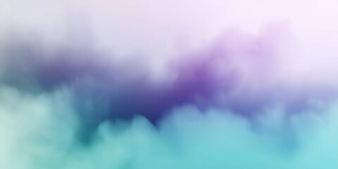 Poster - Soft pastel colored clouds creating a dreamlike atmosphere