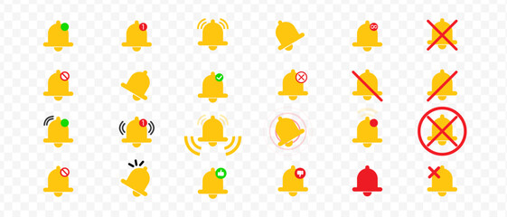 Wall Mural - important message. attention sms. notification screen ui. push notification. sms on the screen of th