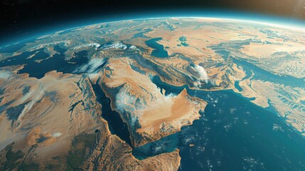 Poster - Planet Earth - Middle East and Europe