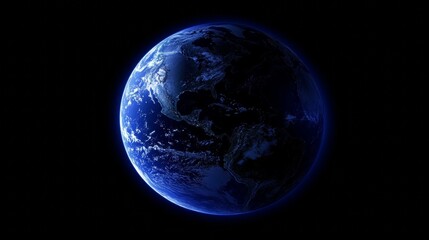 Wall Mural - earth in space illustration