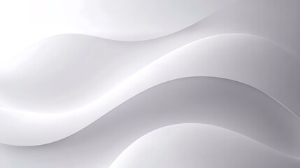 Abstract White Wave Design Background