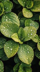 Wall Mural - Vibrant succulent covered in dewdrops in a cozy indoor garden setting