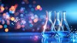 © Sansern - Chemical experimentation in a lab setting science visuals abstract light