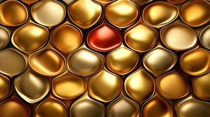 Abstract Metallic Geometric Texture Pattern Design